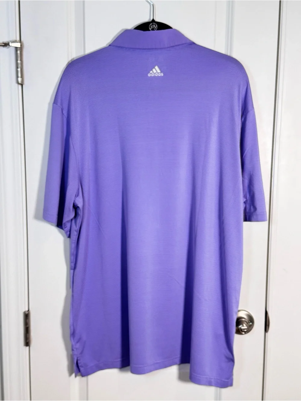 Adidas May River Golf Club Palmetto Bluff Men's XL Purple Performance Polo Shirt